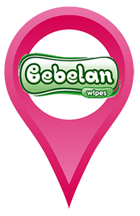 pin PINK Bebelan wipes